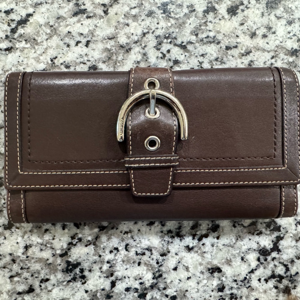 Brown Leather SoHo wallet